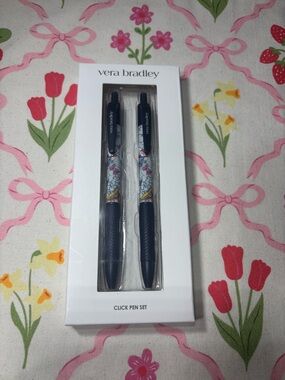 Vera Bradley Coastal Breezy Butterflies Click Pen Set